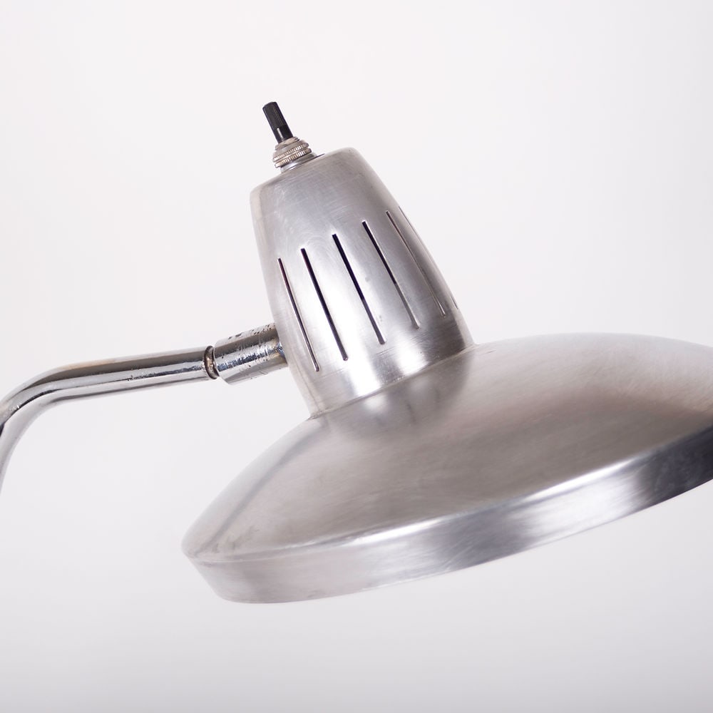 Fase Desk Lamp mid century stripped to the metal . - 3