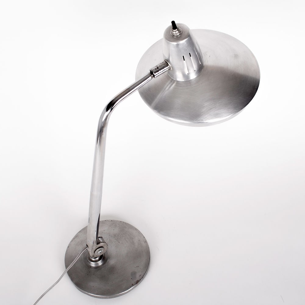 Fase Desk Lamp mid century stripped to the metal . - 4