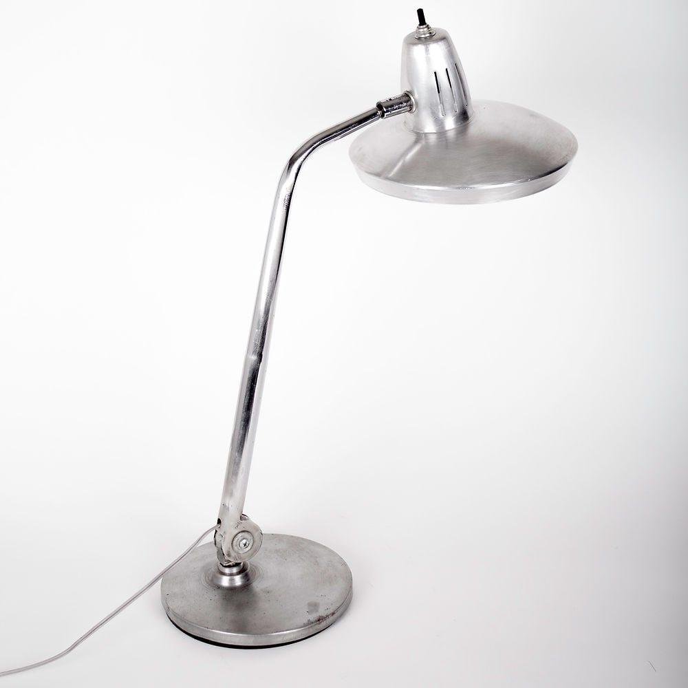 Fase Desk Lamp mid century stripped to the metal . - 5