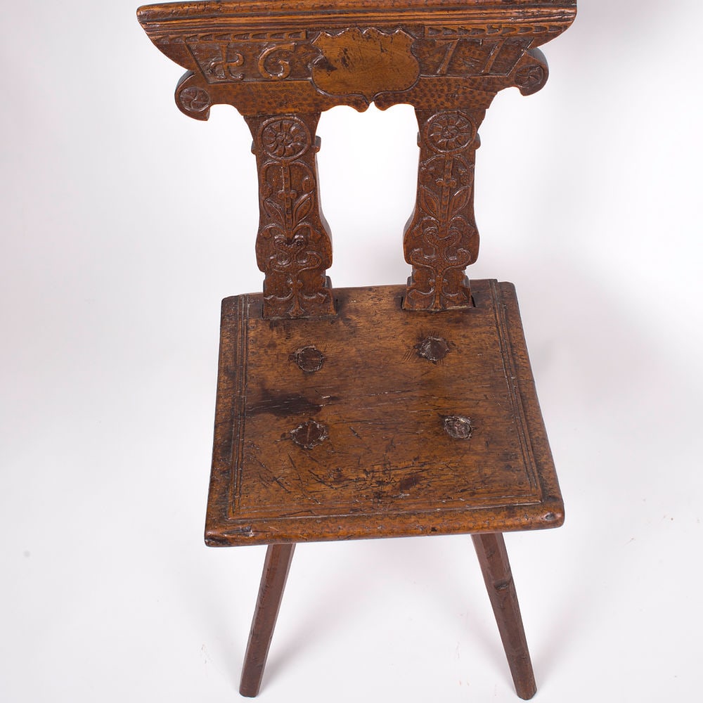 Escabelle stool Louis XIX circa 1677 - 4