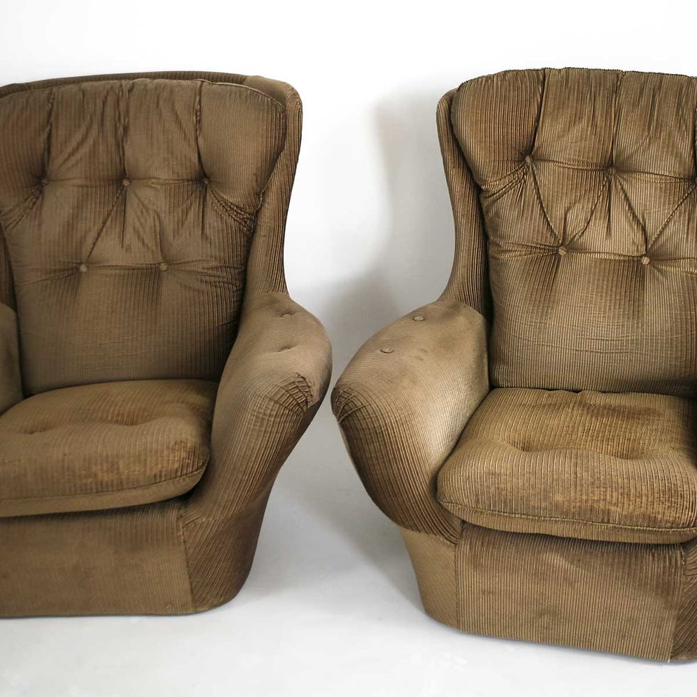 FRENCH MIDCENTURY PAIR OF ARMCHAIRS STEINER KNOLL CASTEDIN - 6