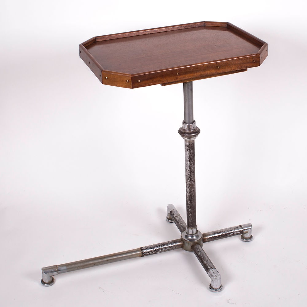 Adjustable Caruelle Side Table from Embru Werke 1930s - 3