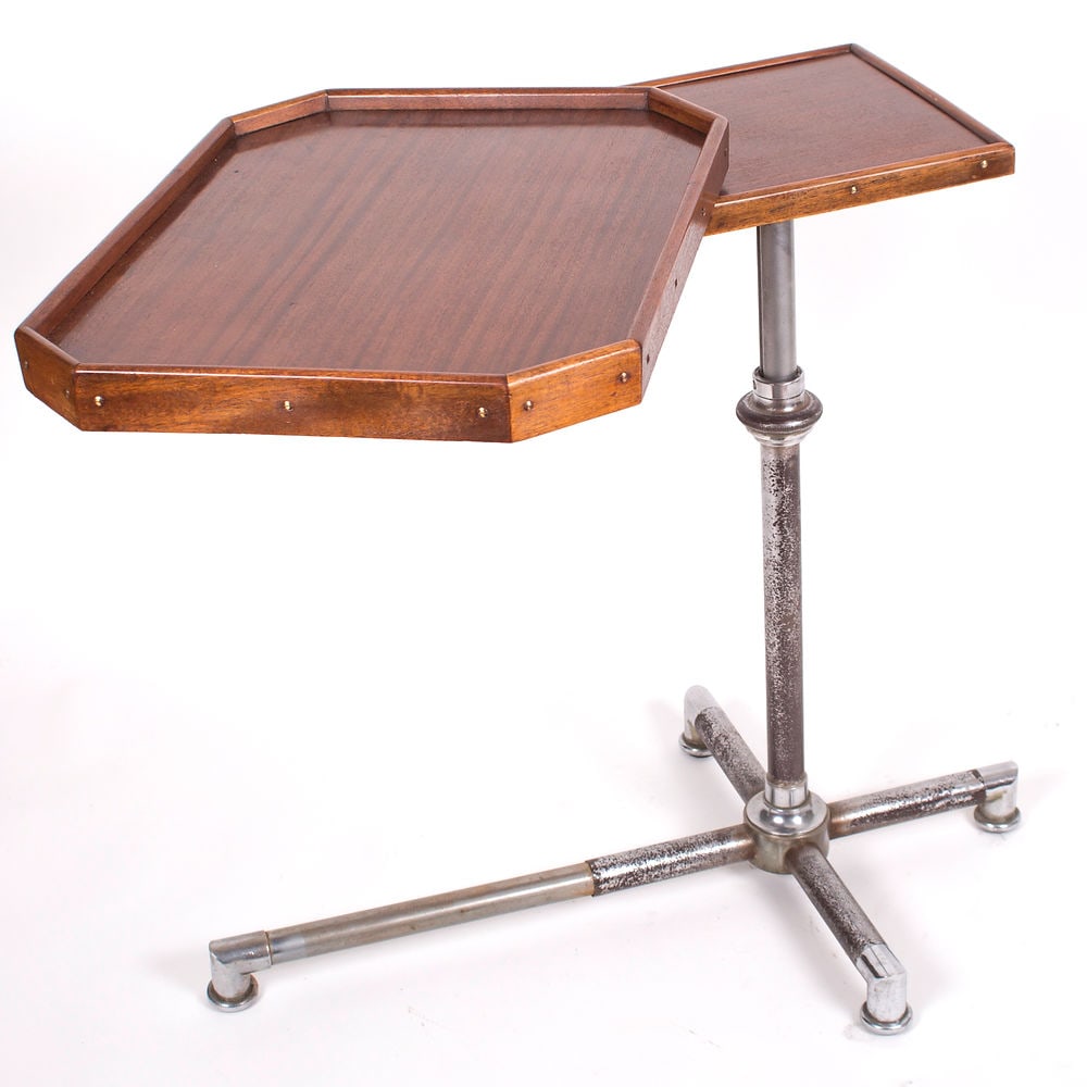 Adjustable Caruelle Side Table from Embru Werke 1930s - 4