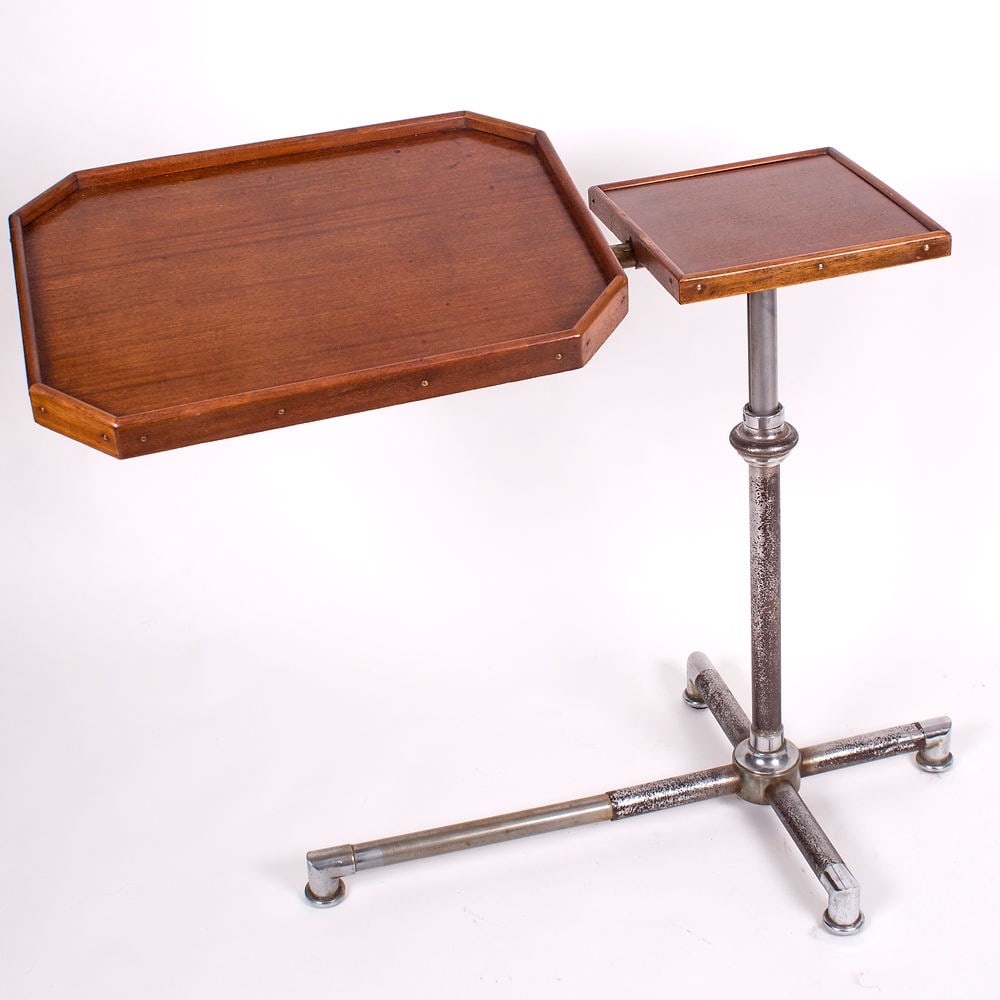 Adjustable Caruelle Side Table from Embru Werke 1930s - 6