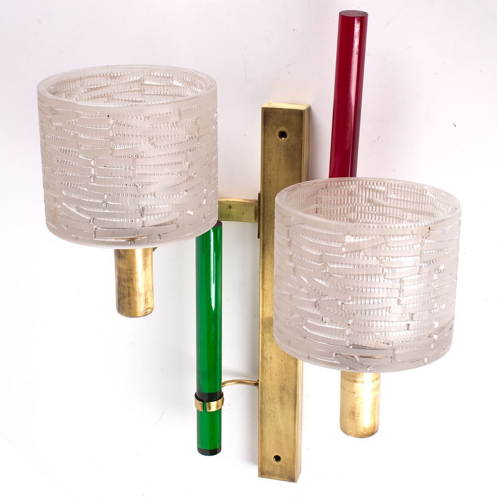 Single wall Sconces maison Lunel French mid century - 6