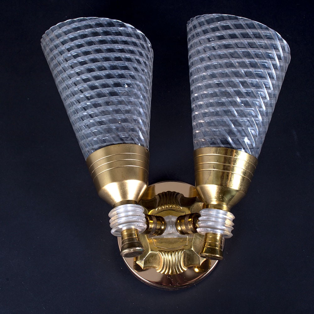 pair of Sconces maison Lunel French mid century - 3