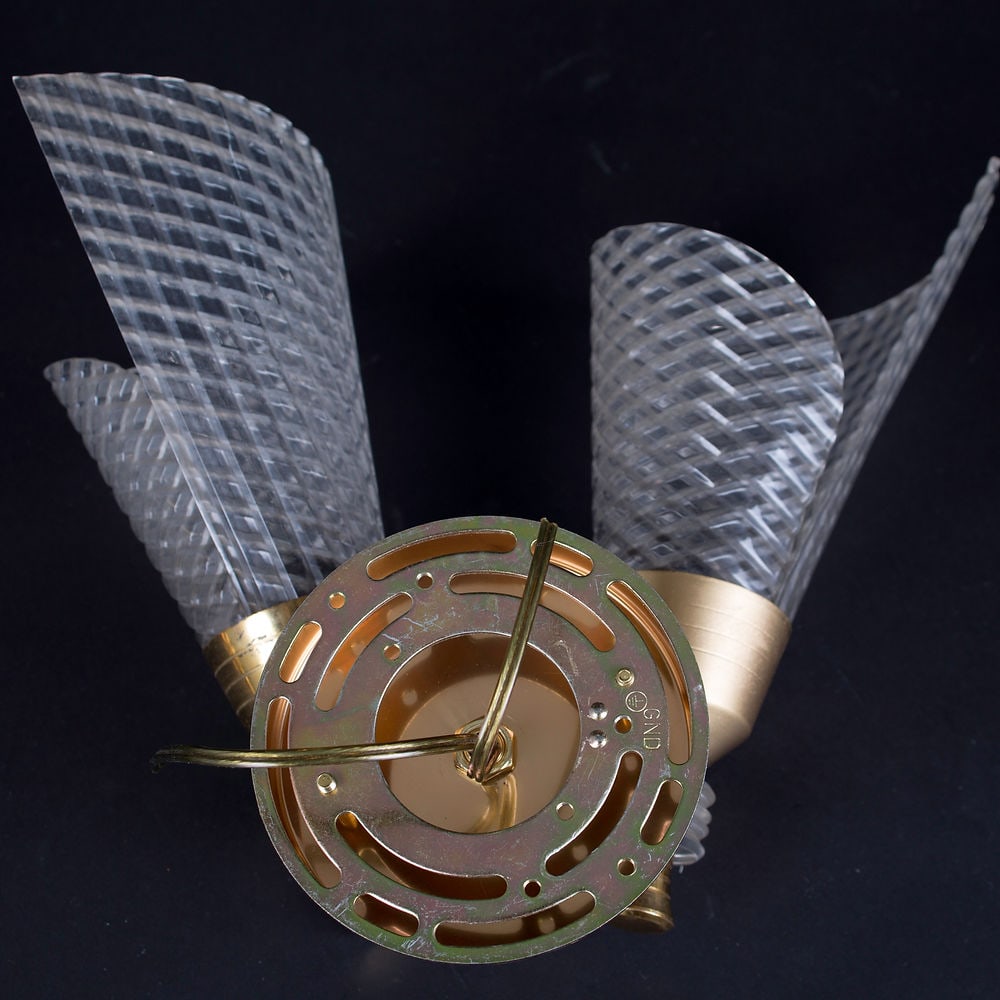 pair of Sconces maison Lunel French mid century - 4