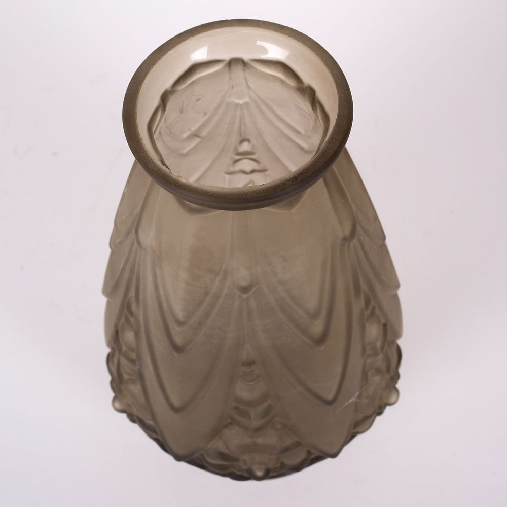 French art deco long Etaleune Vase - 3