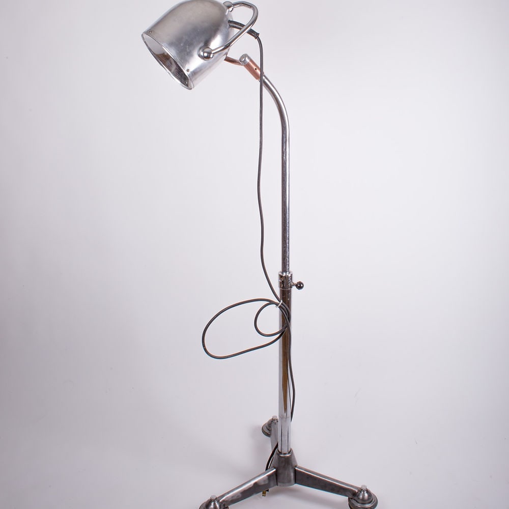 Vintage Dentist's Medical Floor Standing Lamp Original Hanau - 4