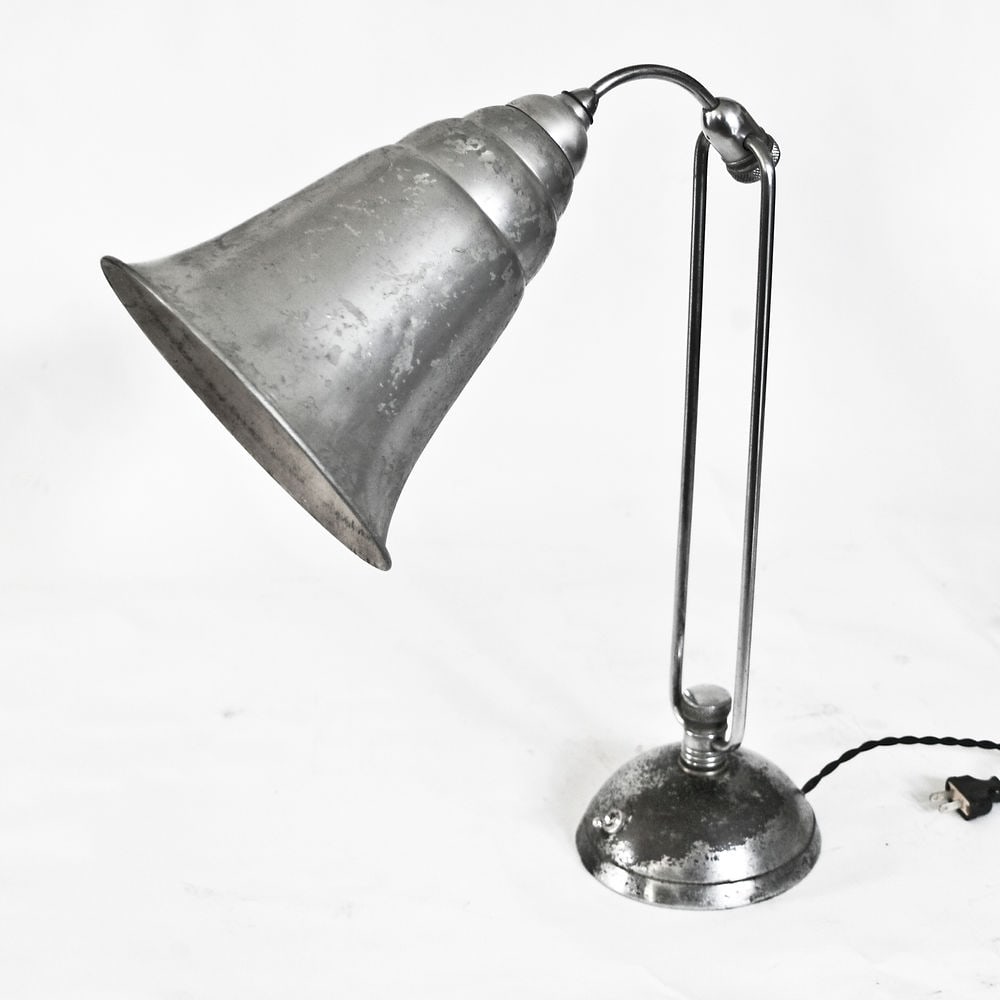 FRENCH MODERNIST INDUSTRIAL DESK TASK LAMP JUMO PERRIAND ADNET 610 V2 - 2