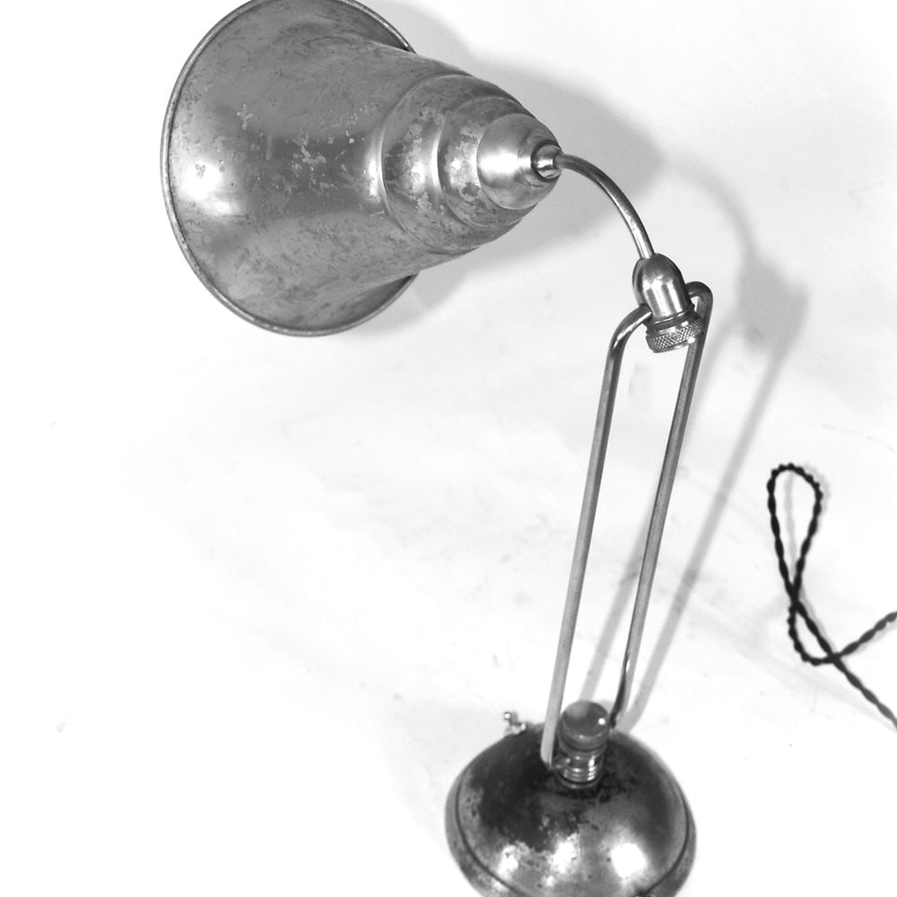 FRENCH MODERNIST INDUSTRIAL DESK TASK LAMP JUMO PERRIAND ADNET 610 V2 - 3