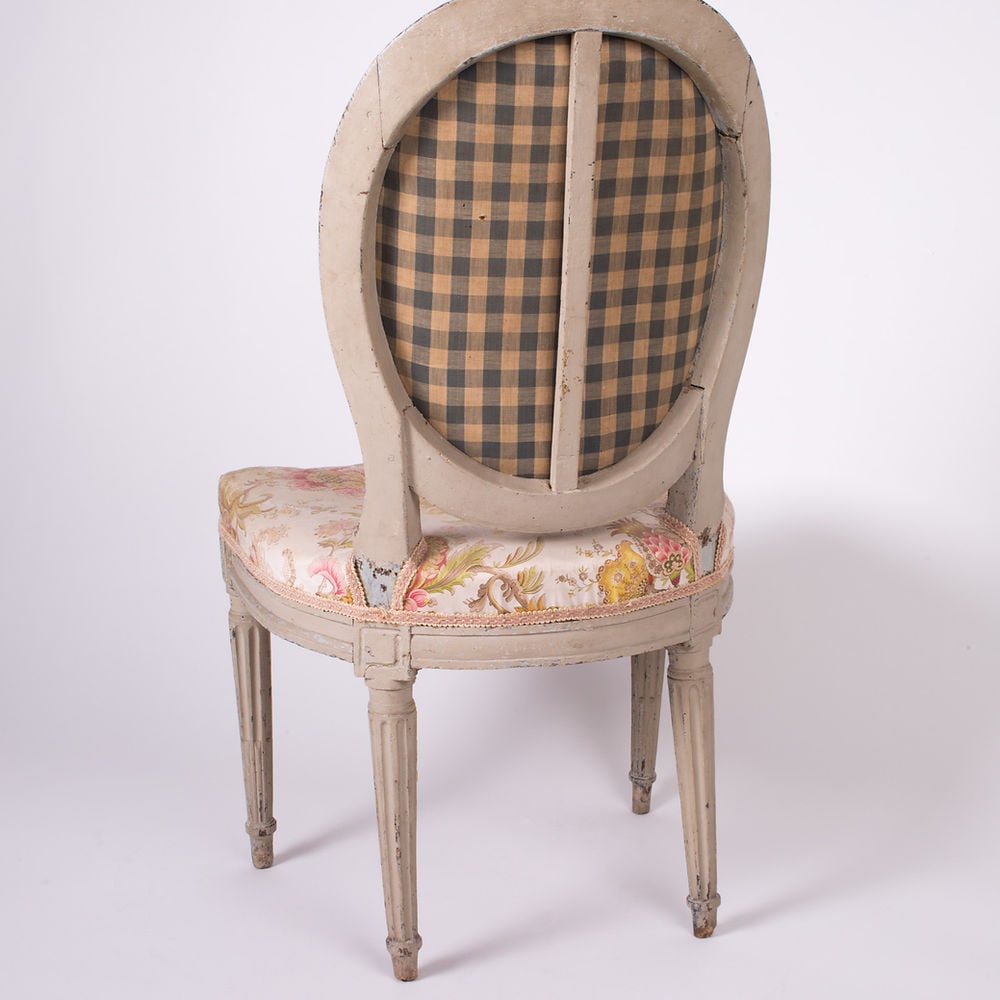 Louis XVI bedroom Chairs neo classic 18th - 2