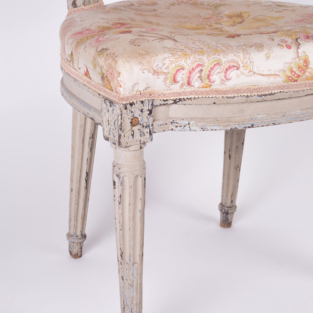 Louis XVI bedroom Chairs neo classic 18th - 3