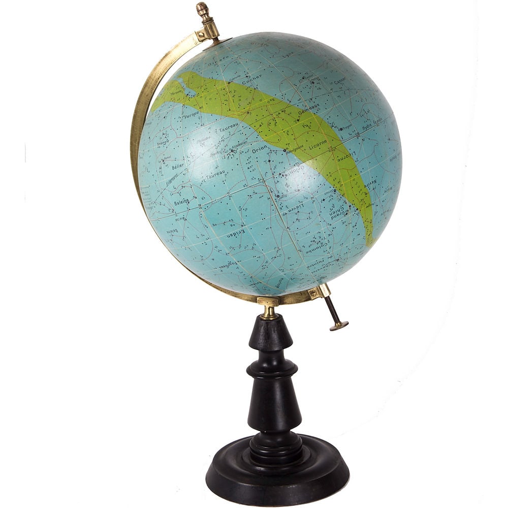 French 13" Girard Barrere celestial globe T. Moreux Astronomer (1 of 5)