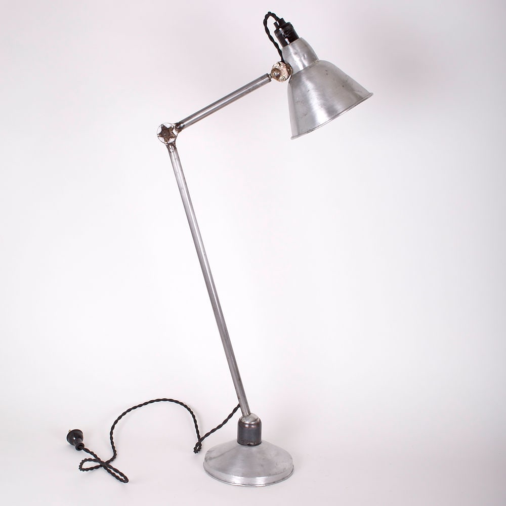 FRENCH INDUSTRIAL ART DECO MAZDA TASK LAMP - 5