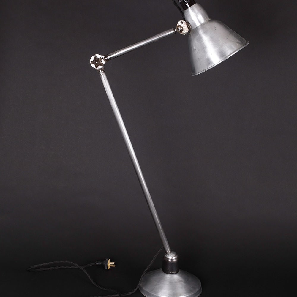 FRENCH INDUSTRIAL ART DECO MAZDA TASK LAMP - 7