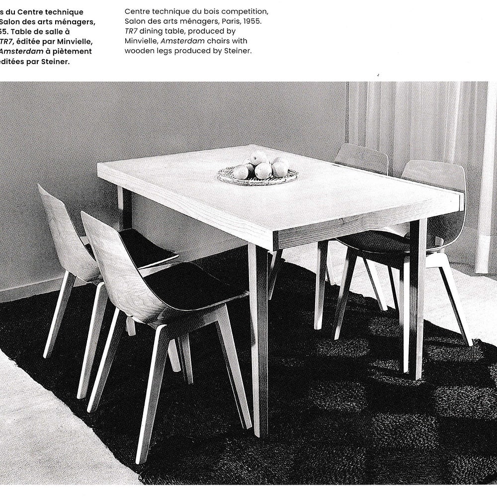 Single Guariche Amsterdam mid century chair edited by steiner 1954 - 9