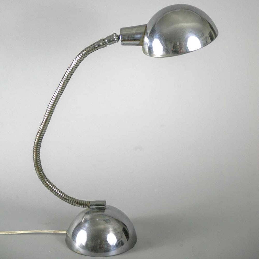 Pair of JUMO 210 with Flex arm industrial modernist desk lamp - 2