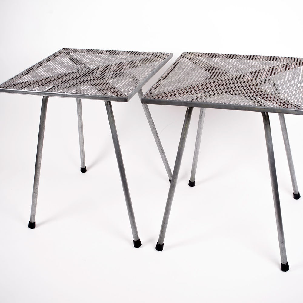 FRENCH MODERNIST bistro table MATEGOT Mid century - 3