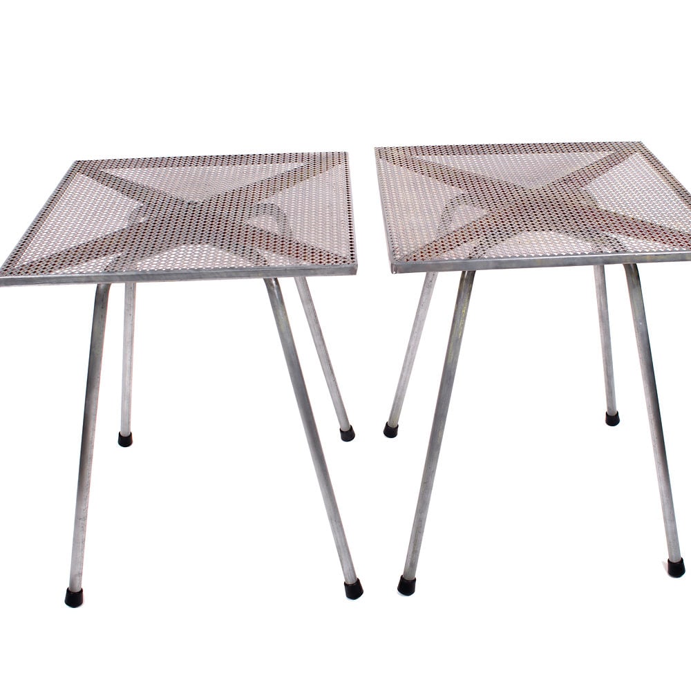 FRENCH MODERNIST bistro table MATEGOT Mid century - 8