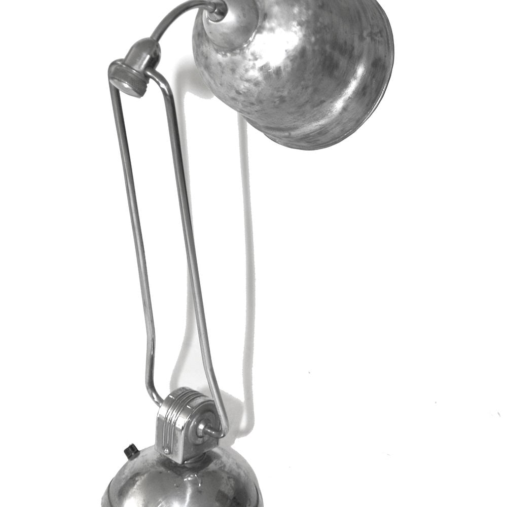 FRENCH MODERNIST DESK LAMP JUMO 610 PERRIAND small reflector 2 - 4