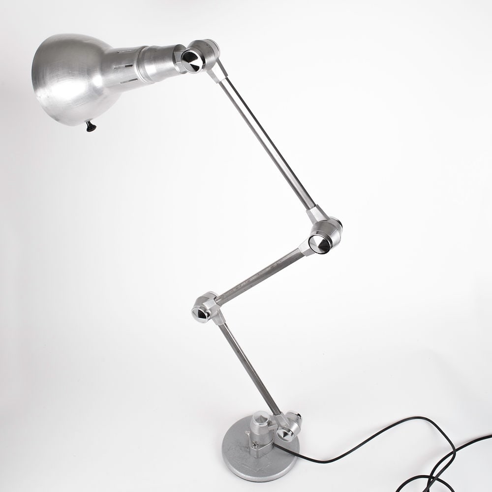 Pair of FRENCH INDUSTRIAL JIELDE MODERNIST LAMP DOMECQ LAC - 2