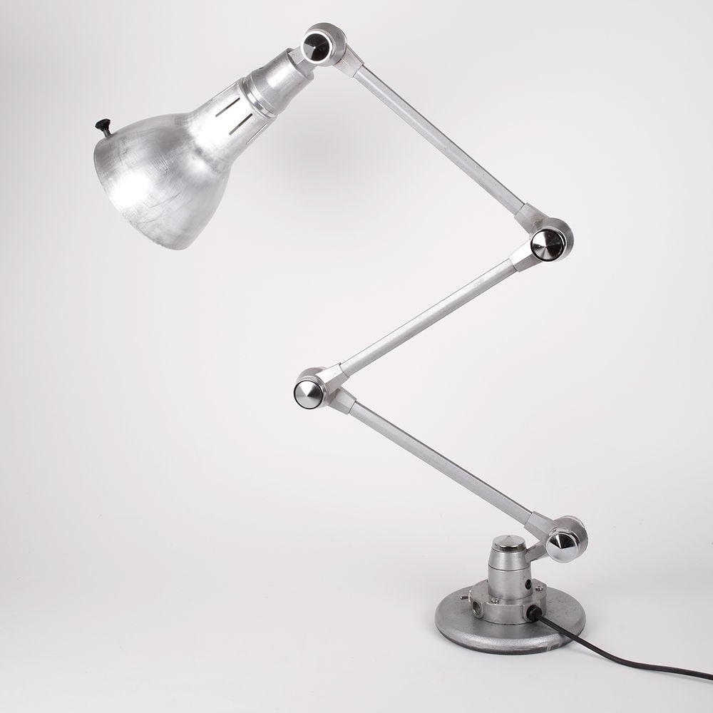 Pair of FRENCH INDUSTRIAL JIELDE MODERNIST LAMP DOMECQ LAC - 5