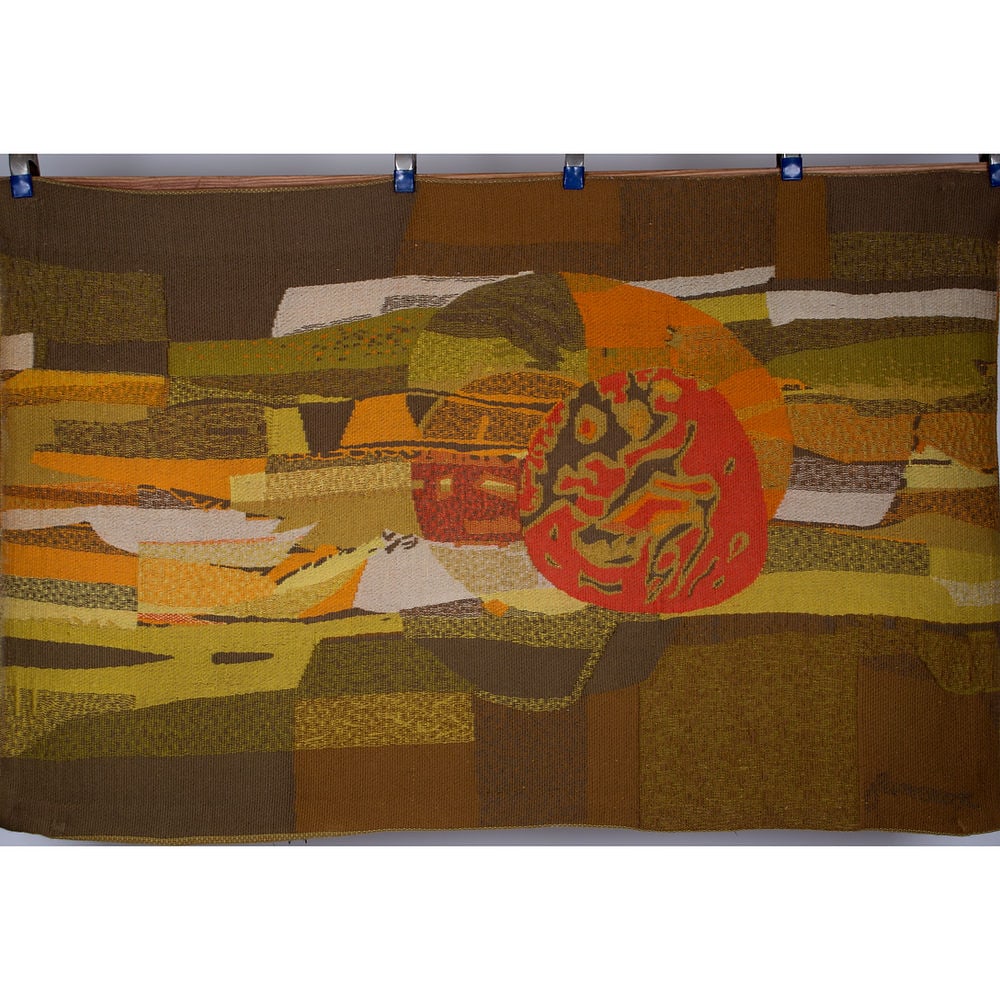 Fumeron Cosmos tapestry Jacquard wool fabric Aubusson Robert Four - 2