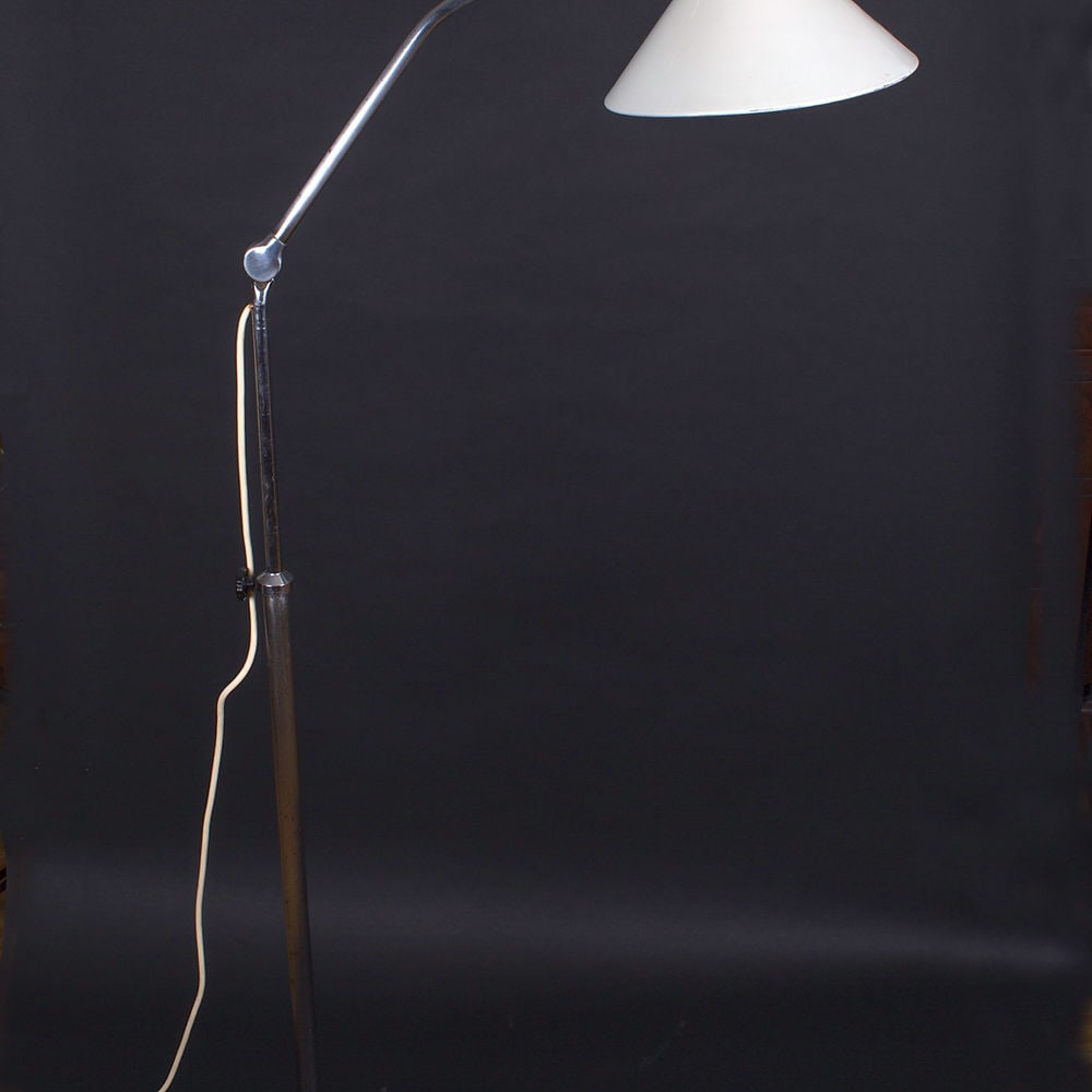 FRENCH MODERNIST FLOOR LAMP JUMO PERRIAND ADNET GUARICHE Diabolo mid century (1 of 5)