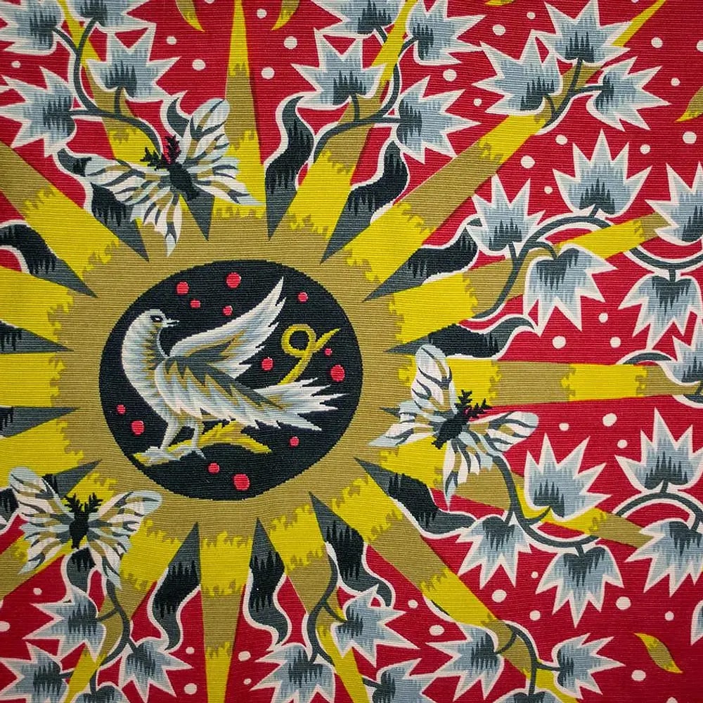 FRENCH TAPESTRY JEAN PICART LEDOUX MODERNIST Soleil d'ete - 4