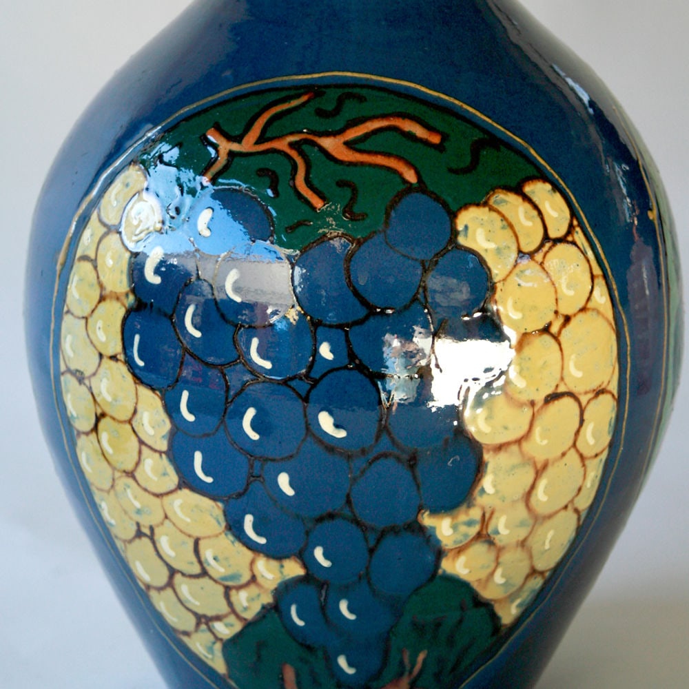FRENCH ART DECO SIMONOD POTTERY VASE CERAMIC (1 of 6)