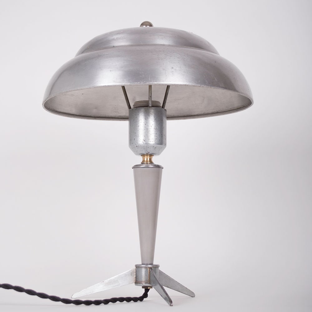 1950's Philips Desk Lamp designed by Louis Kalff Bijoux: While at Philips, Kalff helped define the overall color, material, and form choices for a variety of projects. He also designed advertisements, branding, exhibitions, lighting, and various other produ