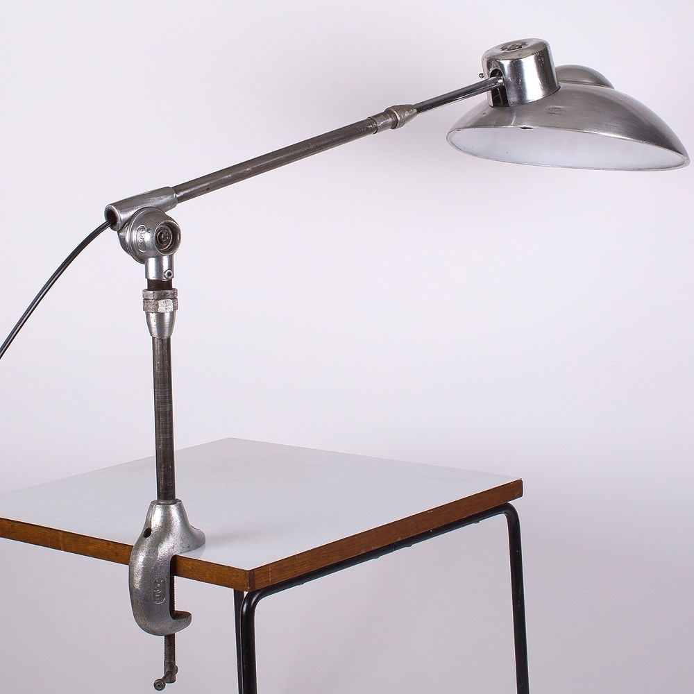 French modernist mid century industrial task lamp Ferdinand Solere (1 of 8)