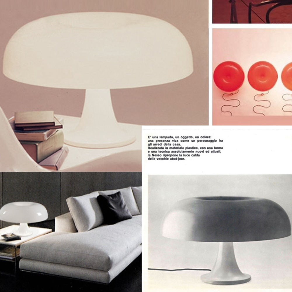Giancarlo Mattioli attributed Nesso Artemide desk lamp mid century - 5
