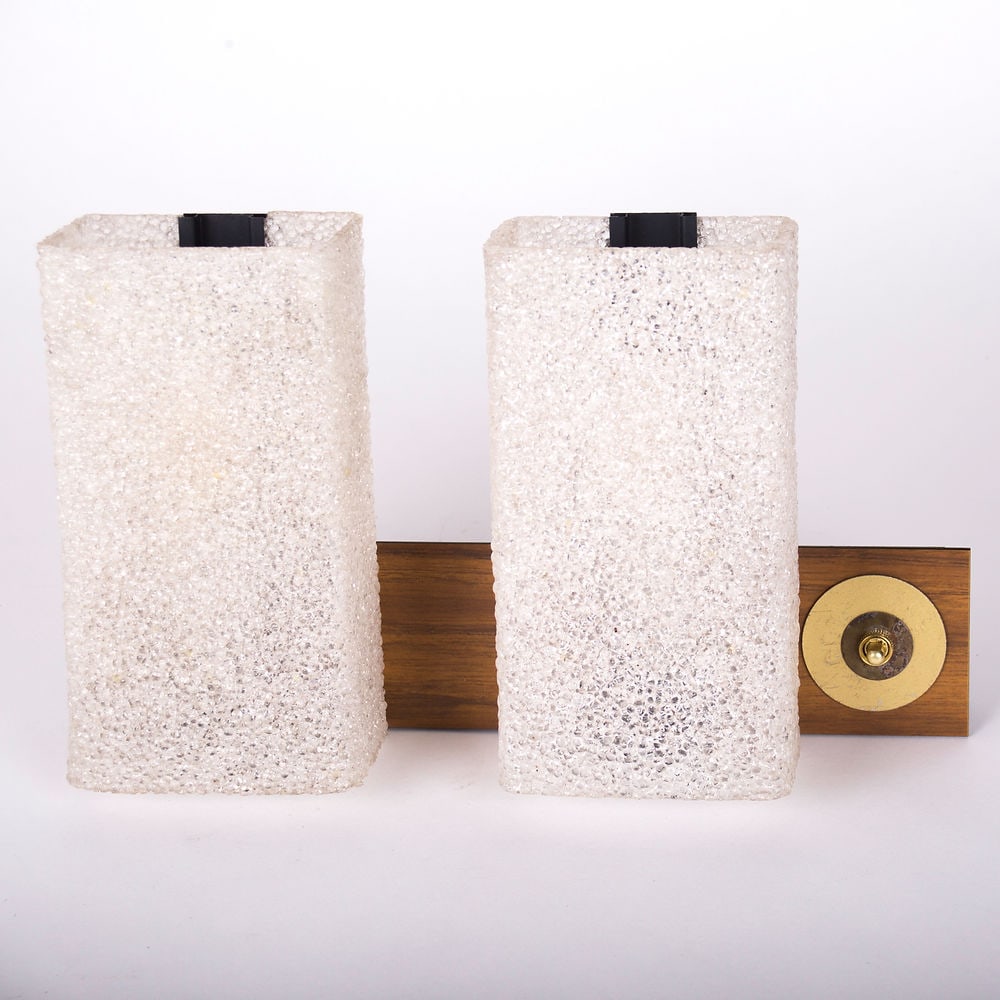 Single sconce Lunel Arlus French mid century: Single Lunel sconces rewired with US socket in the Swedish style.; H 7.5 x W.12 .x 4 in . Reserve: $180.00 Shipping: Domestic: Flat-rate of $65.00 to anywhere within the contiguous U.S.