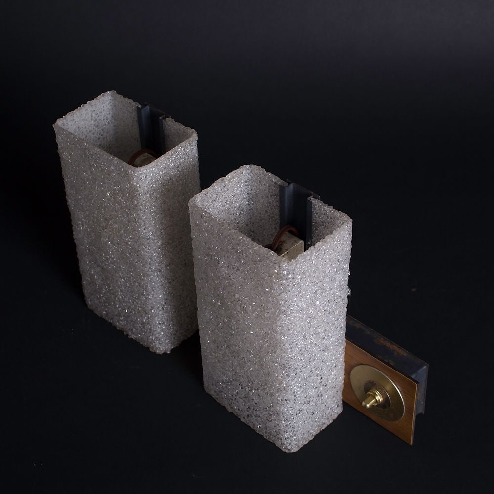Single sconce Lunel Arlus French mid century - 4