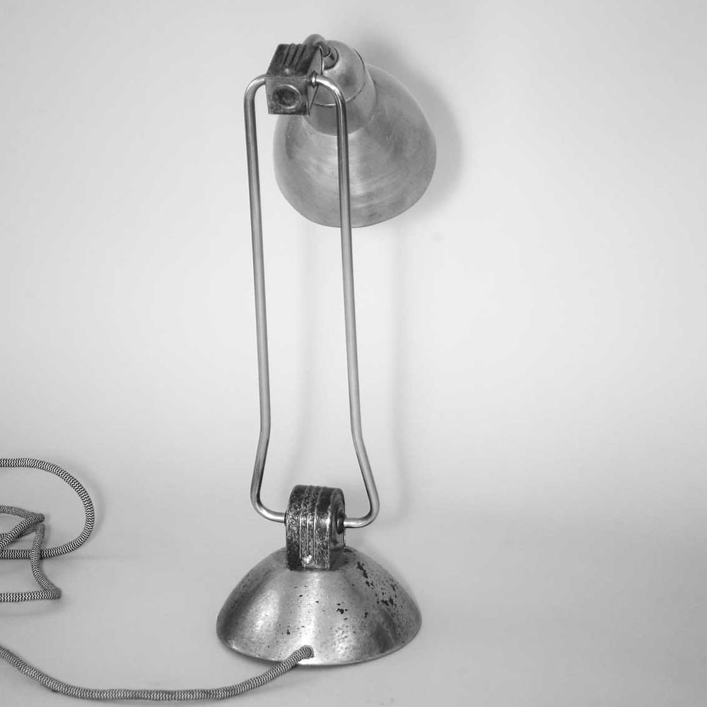 FRENCH MODERNIST DESK LAMP JUMO 610 PERRIAND small reflector - 2
