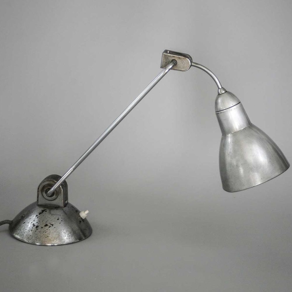 FRENCH MODERNIST DESK LAMP JUMO 610 PERRIAND small reflector - 3