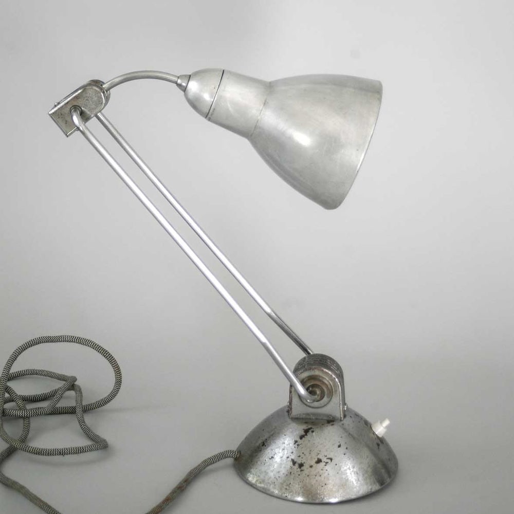 FRENCH MODERNIST DESK LAMP JUMO 610 PERRIAND small reflector - 4