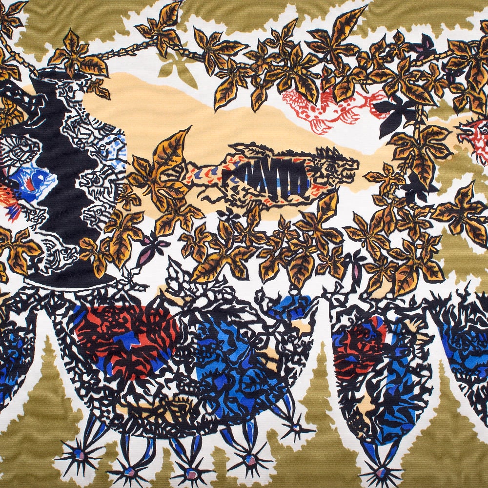 School of Fish -Aquarium Lurcat silkscreen tapestry Aubusson - 2