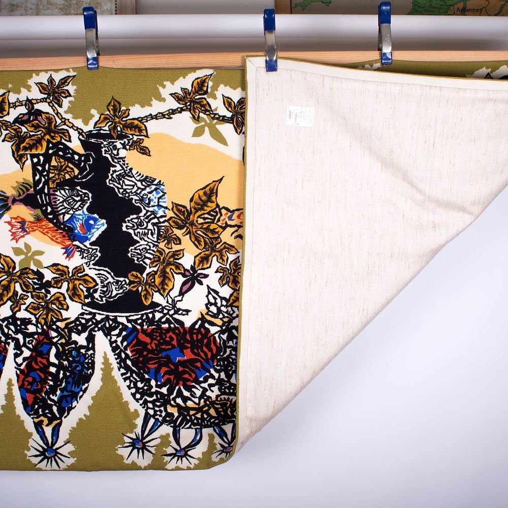 School of Fish -Aquarium Lurcat silkscreen tapestry Aubusson - 3
