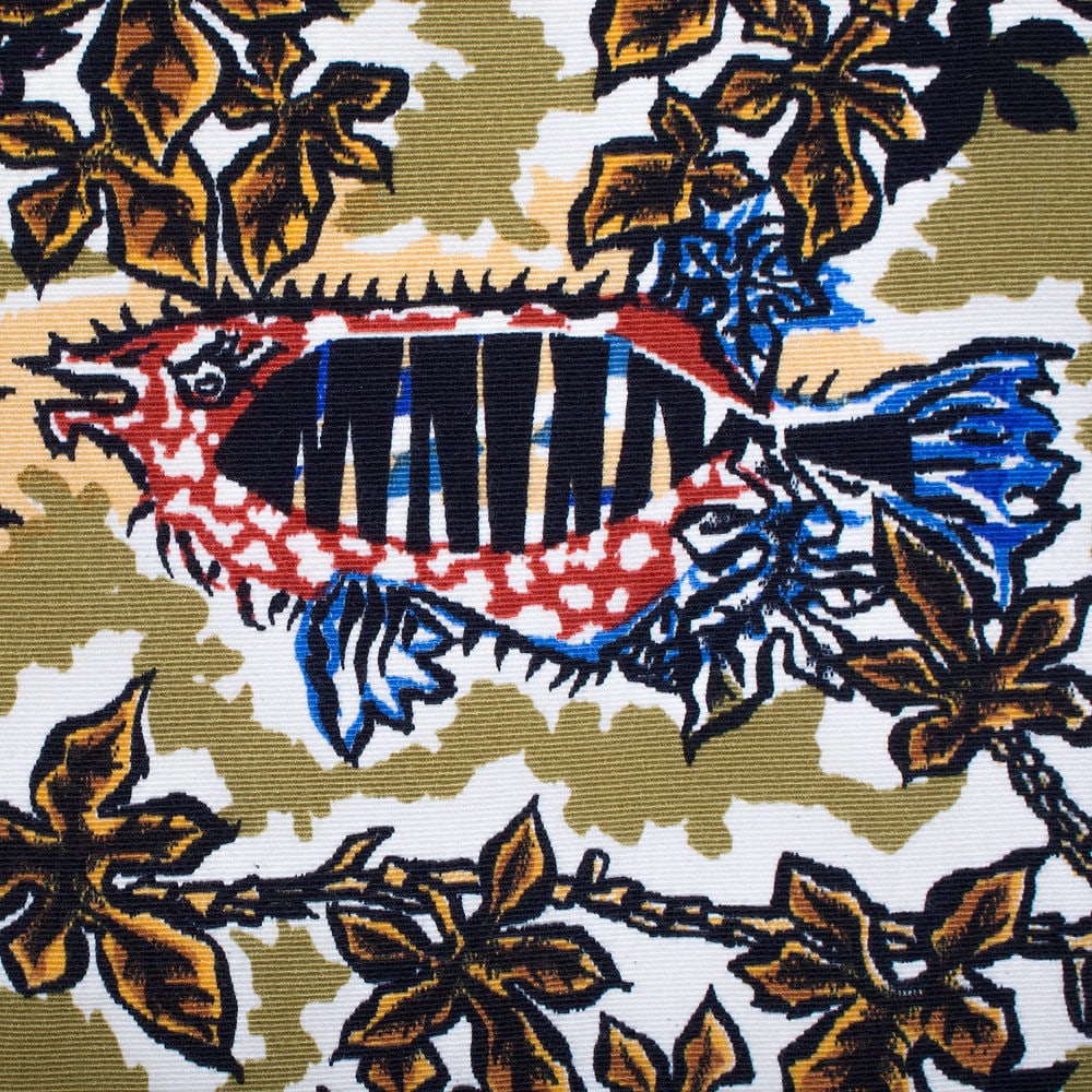 School of Fish -Aquarium Lurcat silkscreen tapestry Aubusson - 4