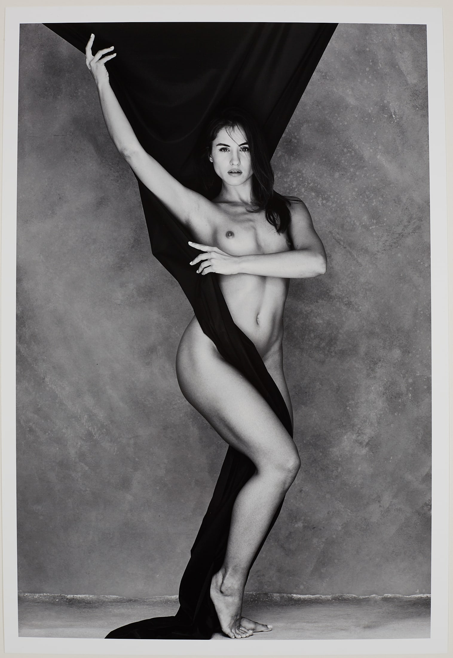 Sara: Artist: Spiros Politis Title: Sara Date/Period:2026 Materials:photography Size:19" x13" Descritpion:Heroic nude studyof Czech model. Photographed in 2026 in London.Printed on the wonderful Canson Bary