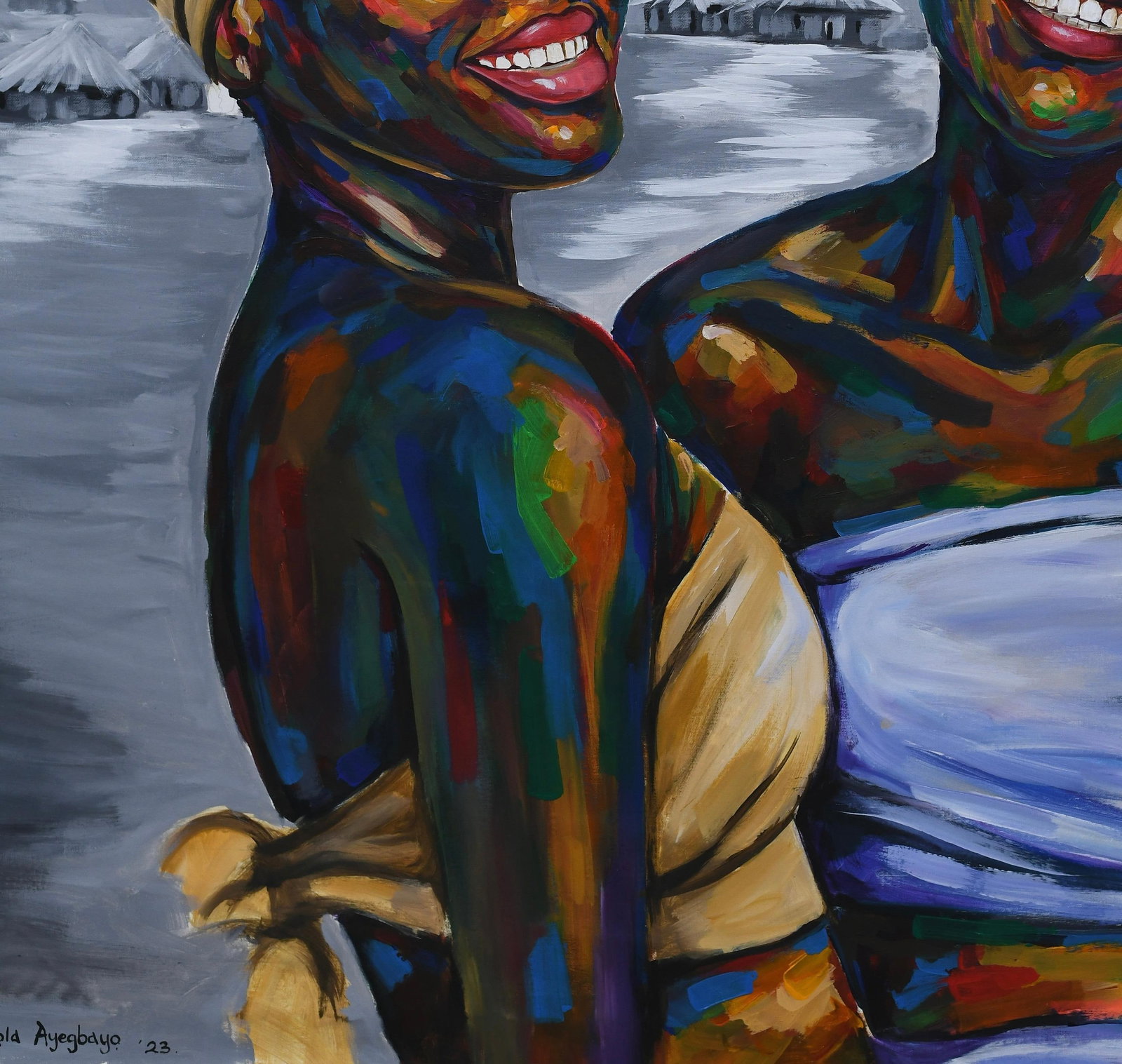 Damola Ayegbayo , Inside Black Pot, 2023 - 8
