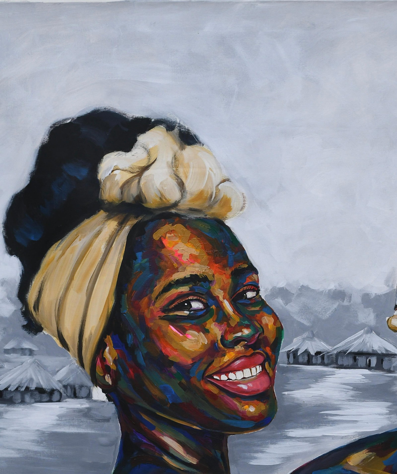 Damola Ayegbayo , Inside Black Pot, 2023 - 6