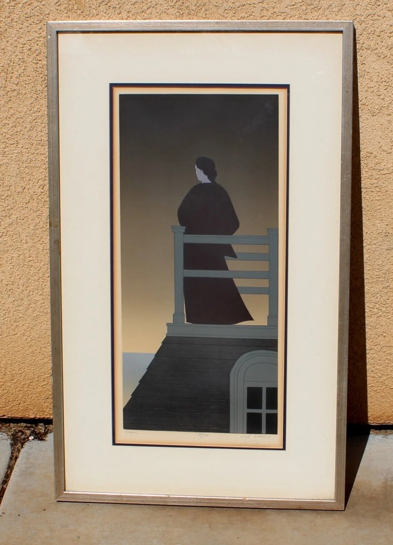 WILL BARNET "Dawn" Hand Pencil Signed Lithograph 79/175 Arches Paper Circa 1978 - 3