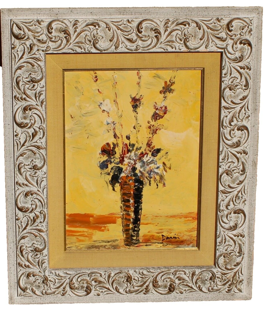 DAMION Mid Century Modern Vase with Flowers Martin Lowitz (1 of 7)
