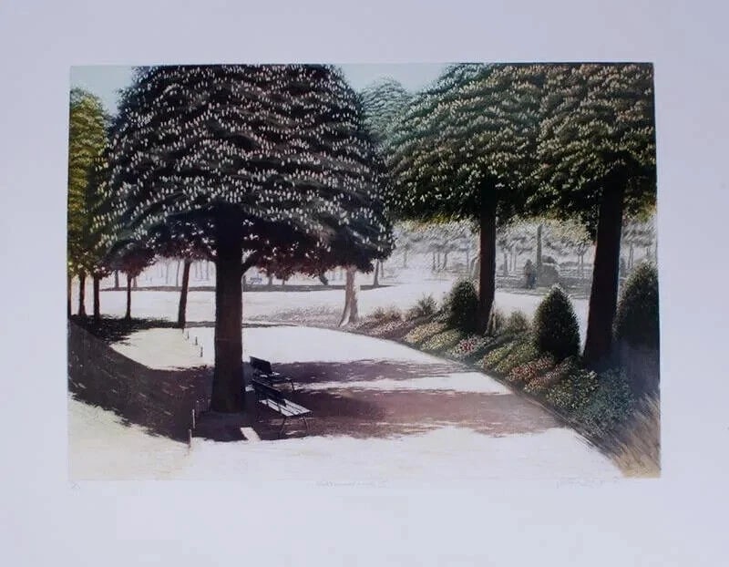 PETER EASTHAM British Midsummer Walk l Color Etching 29/250 (1 of 5)
