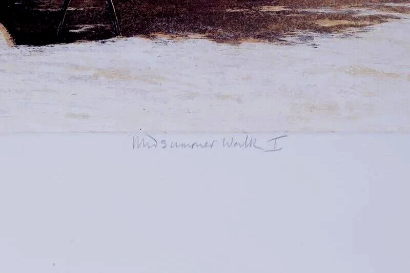 PETER EASTHAM British Midsummer Walk l Color Etching 29/250 - 4