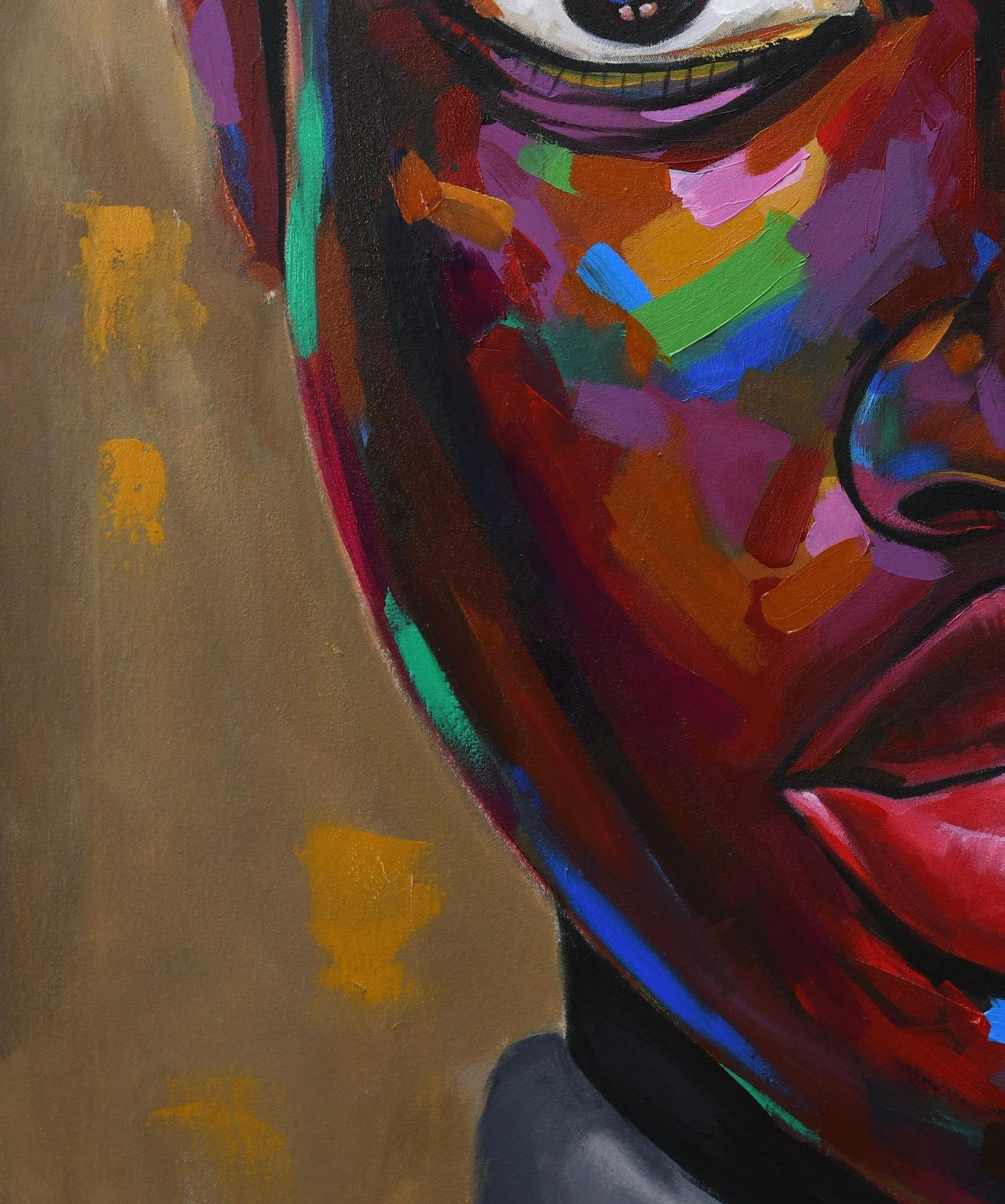 Damola Ayegbayo , Vision Of Hope 4 - 21st Century, Contemporary, Figurative Portrait, Women, Face, - 5